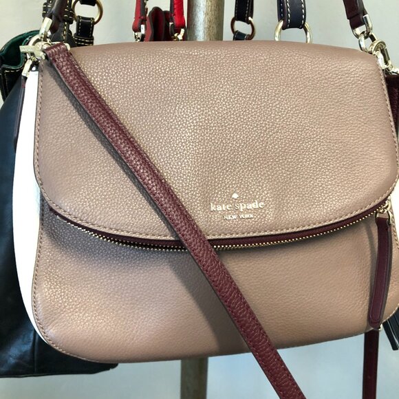 KATE SPADE color block shoulder & crossbody bag - Picture 6 of 15